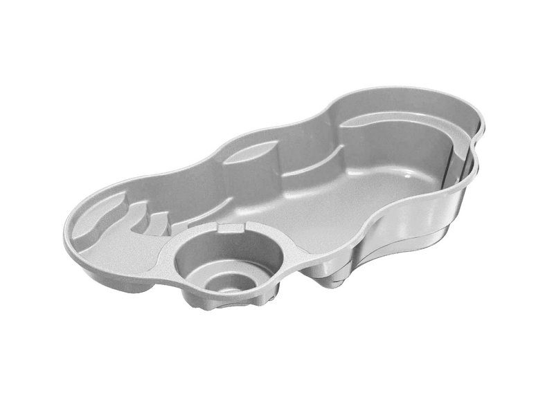 Latham Bermuda 14 Deluxe empty fiberglass pool shell