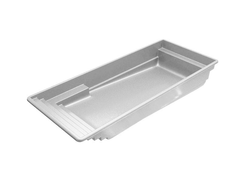 Latham Claremont empty fiberglass pool shell