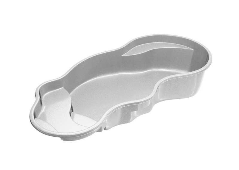 Latham Fiji empty fiberglass pool shell