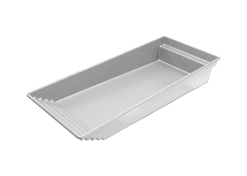 Latham Kingston empty fiberglass pool shell