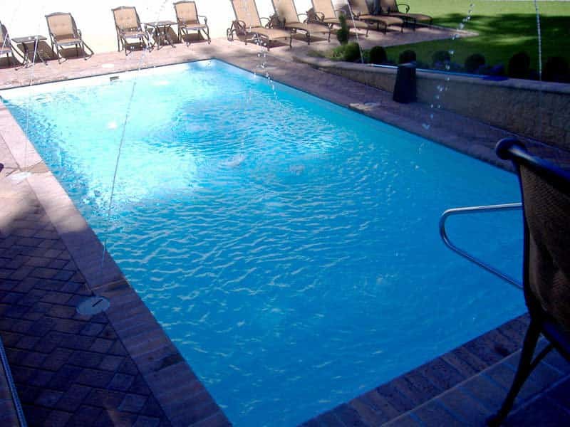 Latham Kingston fiberglass pool installed