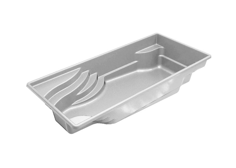 Latham Olympia 12 empty fiberglass pool shell