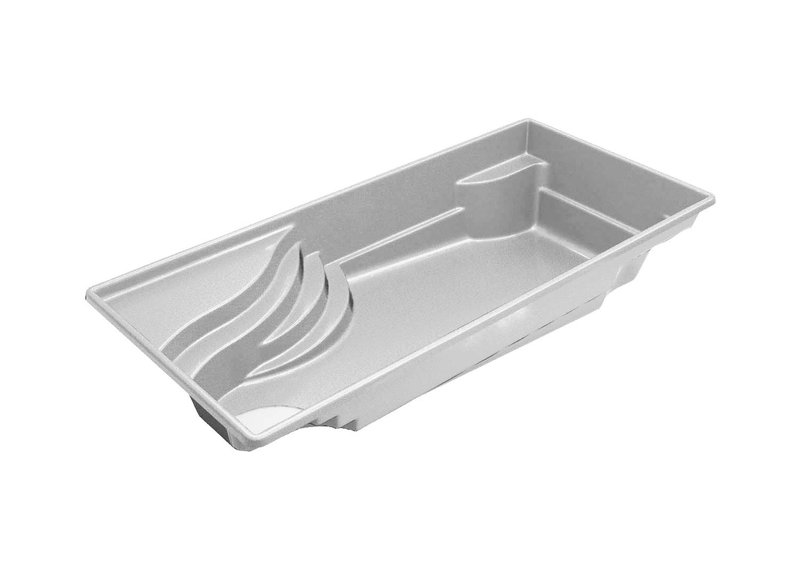 Latham Olympia 14 empty fiberglass pool shell