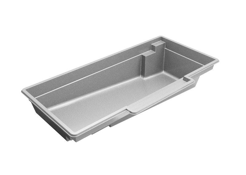 Latham Tuscan 14.27 empty fiberglass pool shell